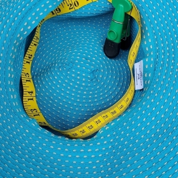 Caribbean‎ Joe Turquoise boho Floppy Hat - Picture 6 of 8